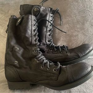Target Lace-up/Zip back/ button down boots - good condition- refer to pics